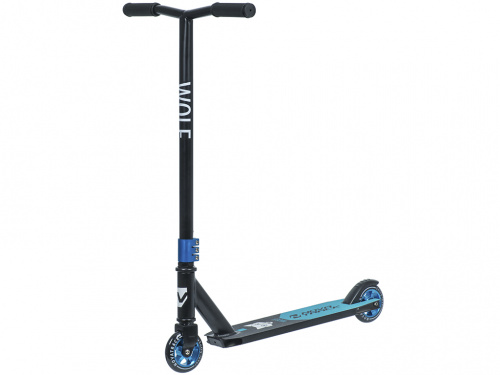 самокат трюковый Novatrack Wolf 100 Alloy EL колеса 100мм (max 100кг) 